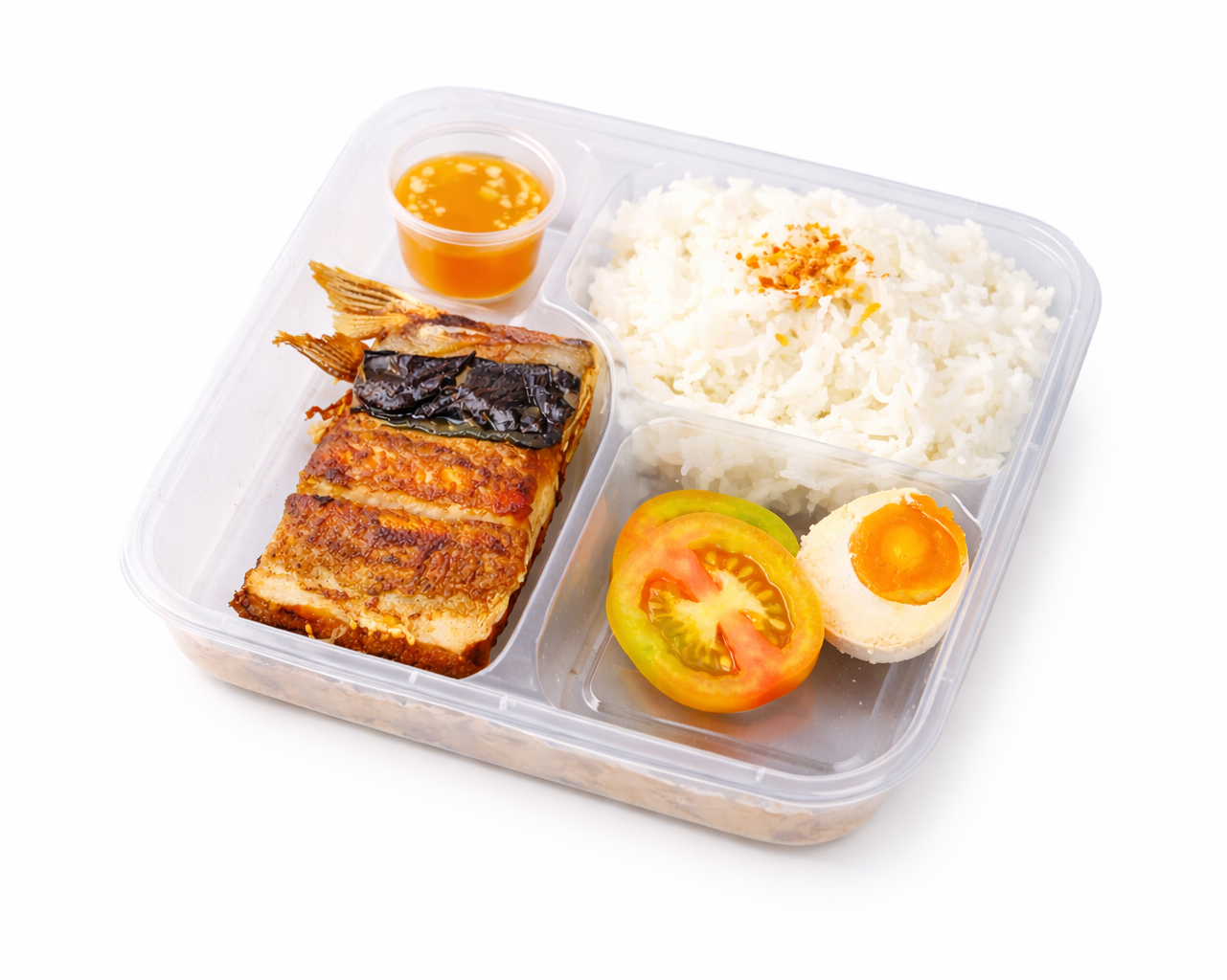 Daing na Bangus with Salted Egg