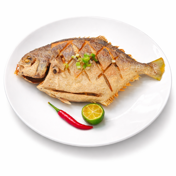 Golden Fried Pampano