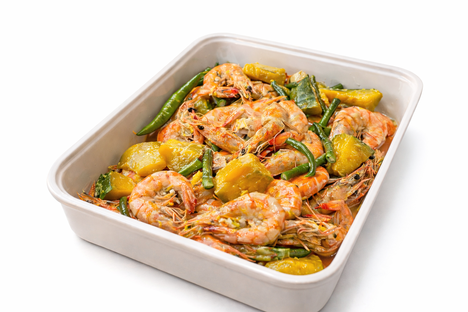 Family Size Tray - Ginataang Hipon, Kalabasa at Sitaw (10-12pax)