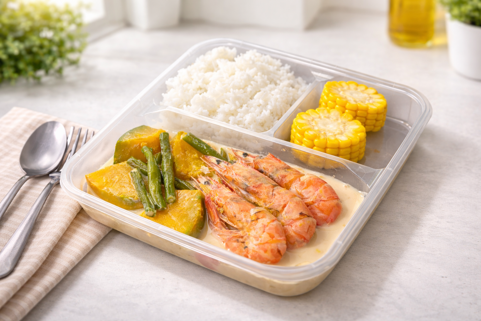 Hipon Gata Prepared Meal